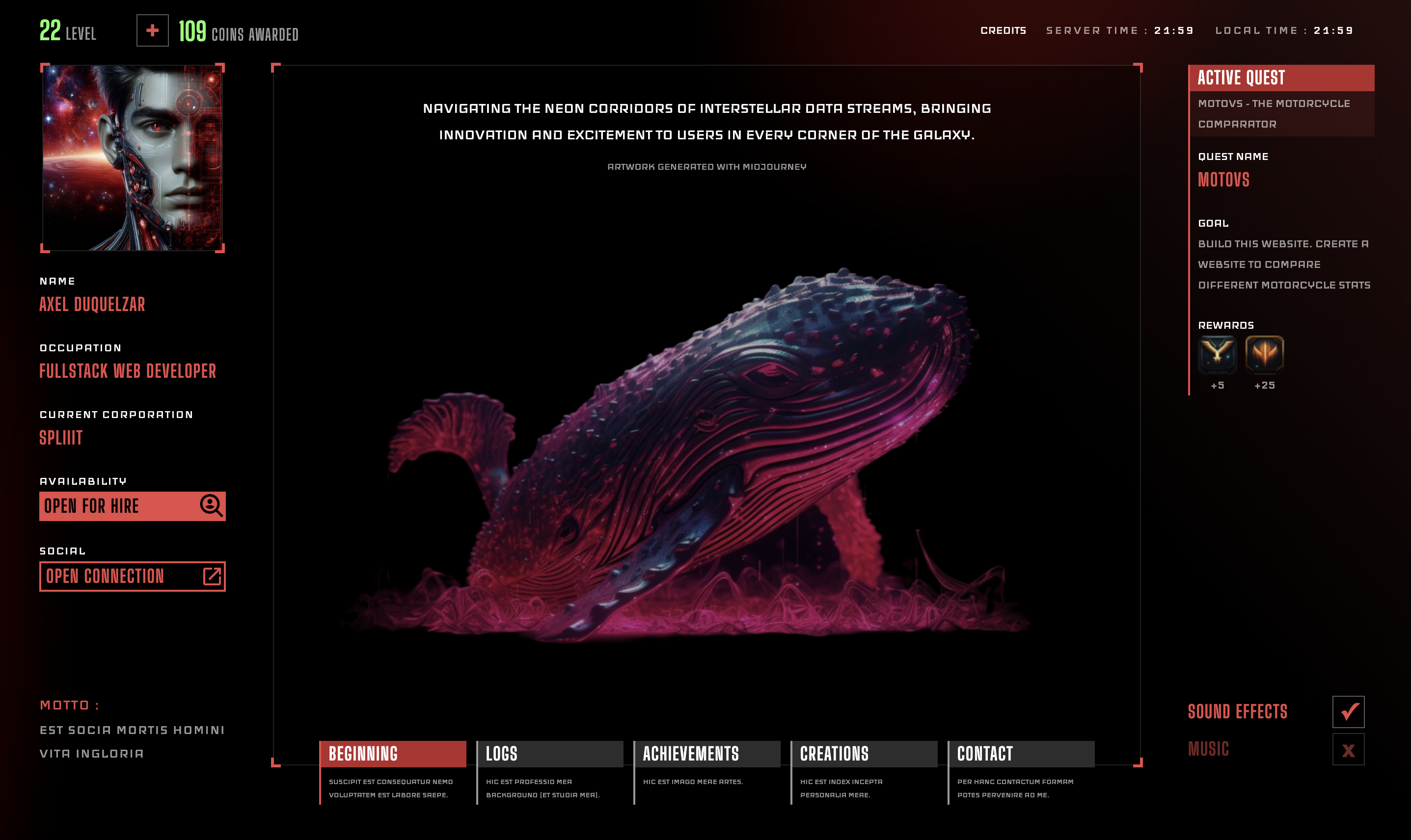 portfolio sci-fi